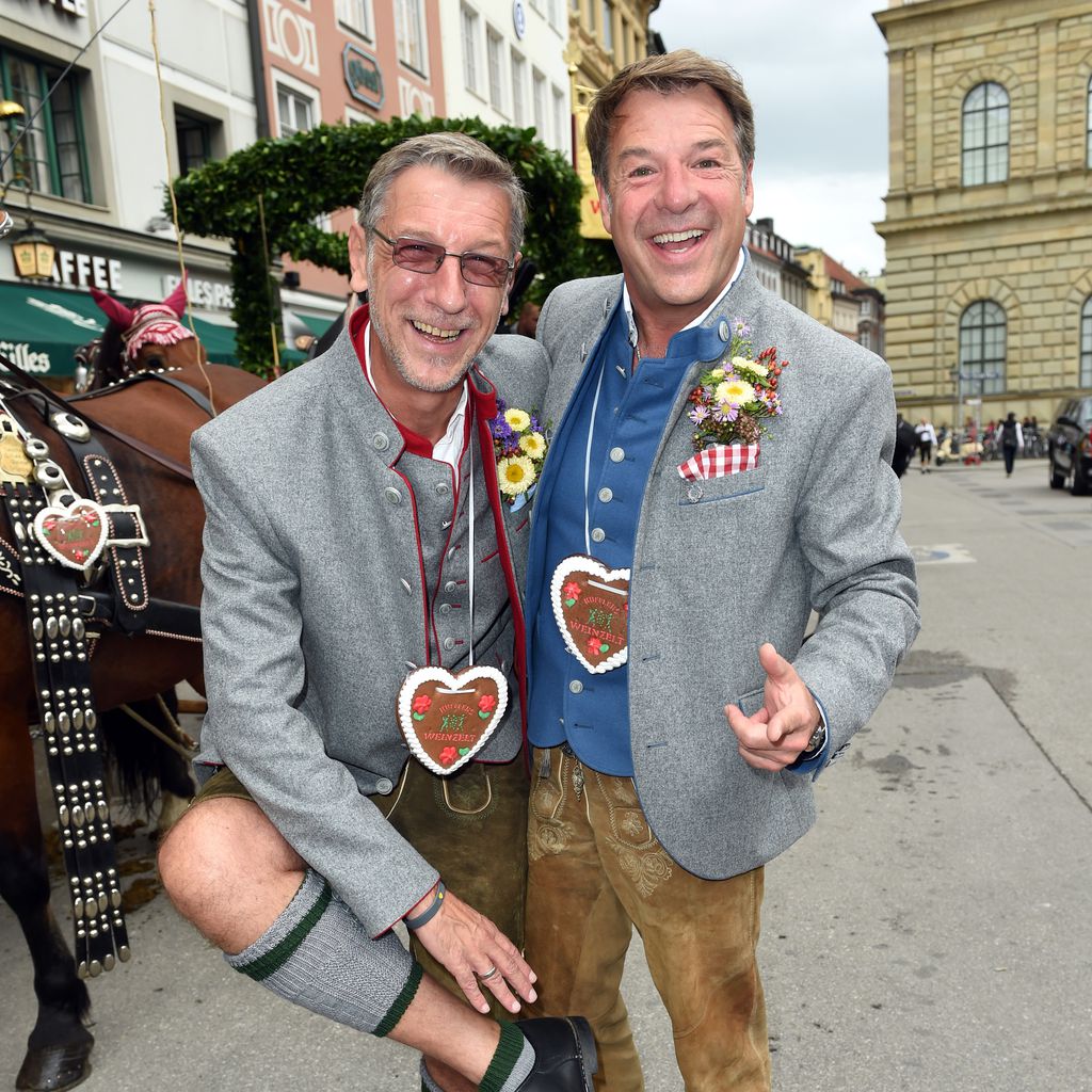Patrick Lindner und Peter Schäfer beim Oktoberfest