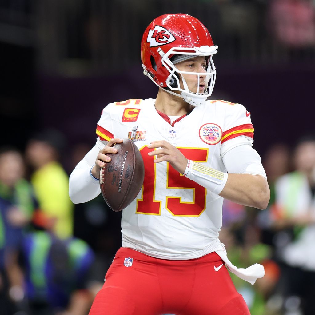 Patrick Mahomes beim Super Bowl 2025