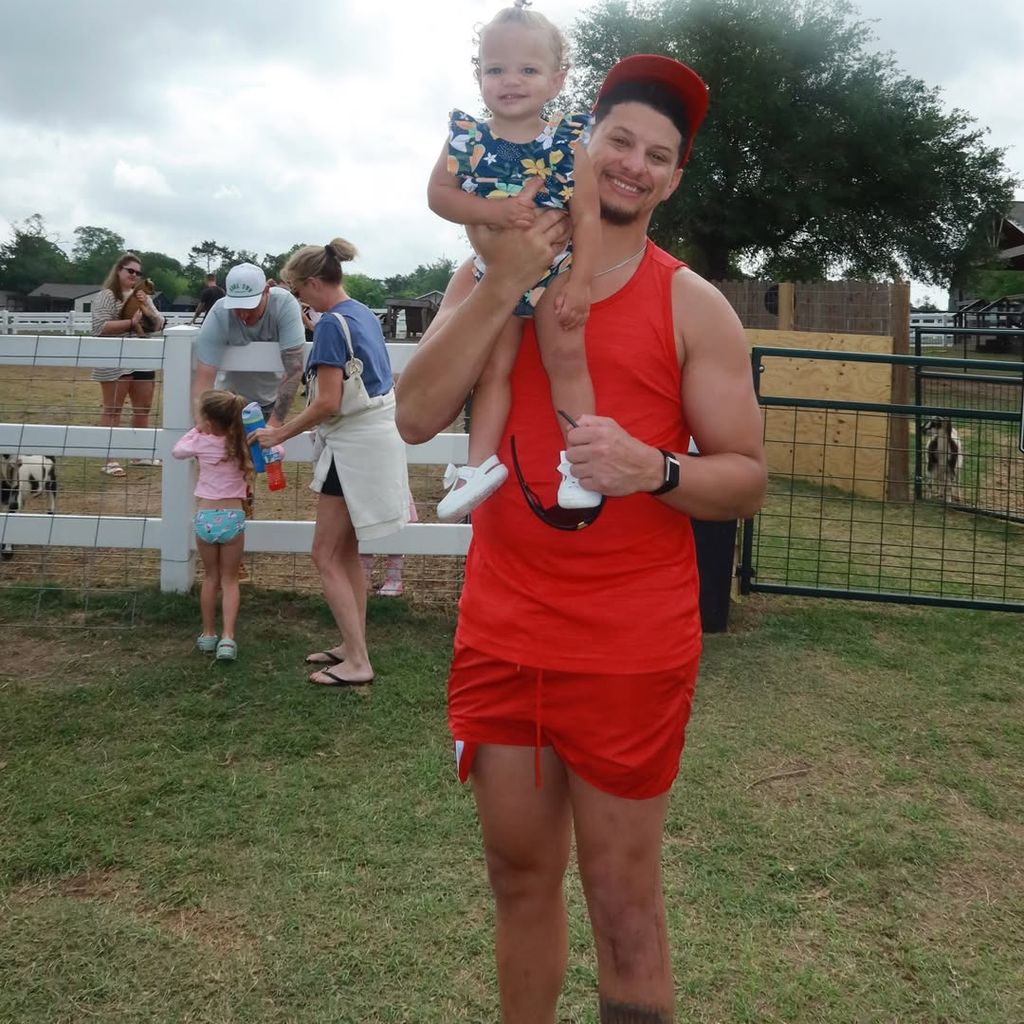 Patrick Mahomes im Familienurlaub