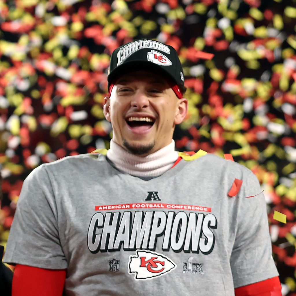 Patrick Mahomes nach dem AFC-Championship-Spiel der Kansas City Chiefs gegen die Buffalo Bills