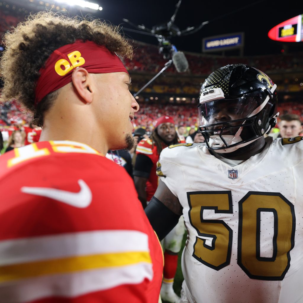 Patrick Mahomes und Khalen Saunders, NFL-Stars