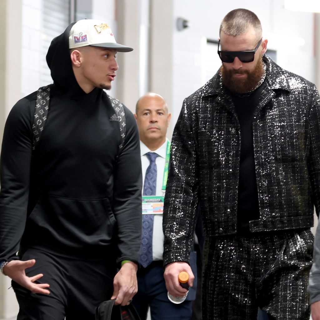 Patrick Mahomes und Travis Kelce, 2024
