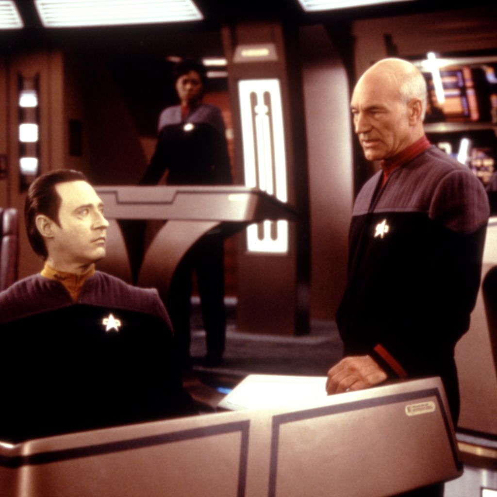 Patrick Stewart in "Star Trek: First Contact" 1996
