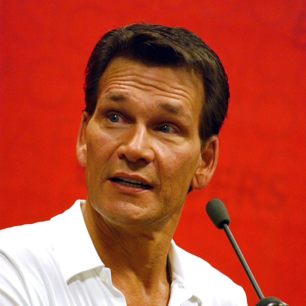 Patrick Swayze spricht im August 2005
