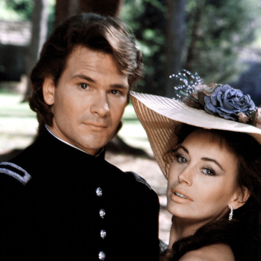 Patrick Swayze und Lesley-Anne Down in "Fackeln im Sturm"