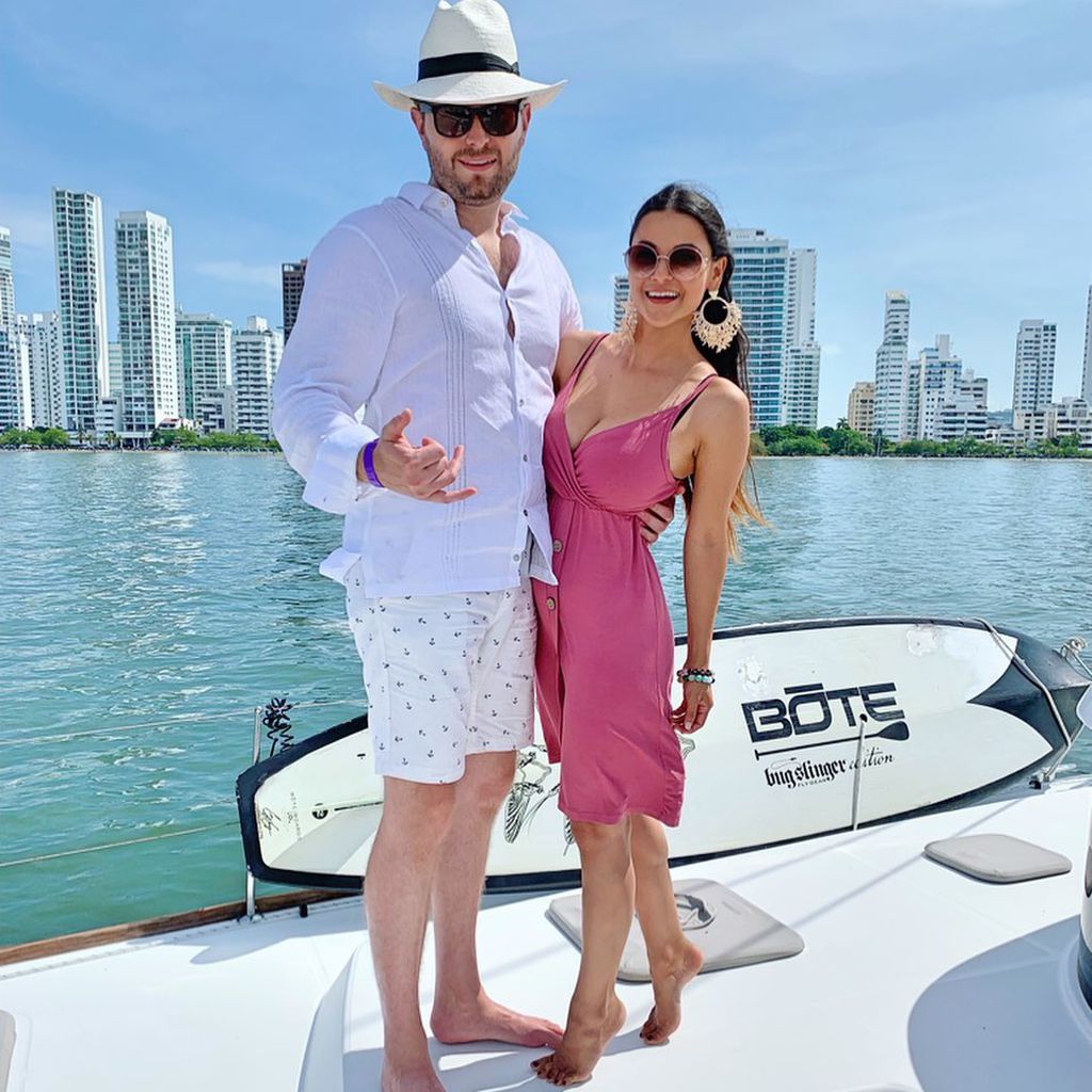 Patrick Weilbach und seine Verlobte Kattia Vides