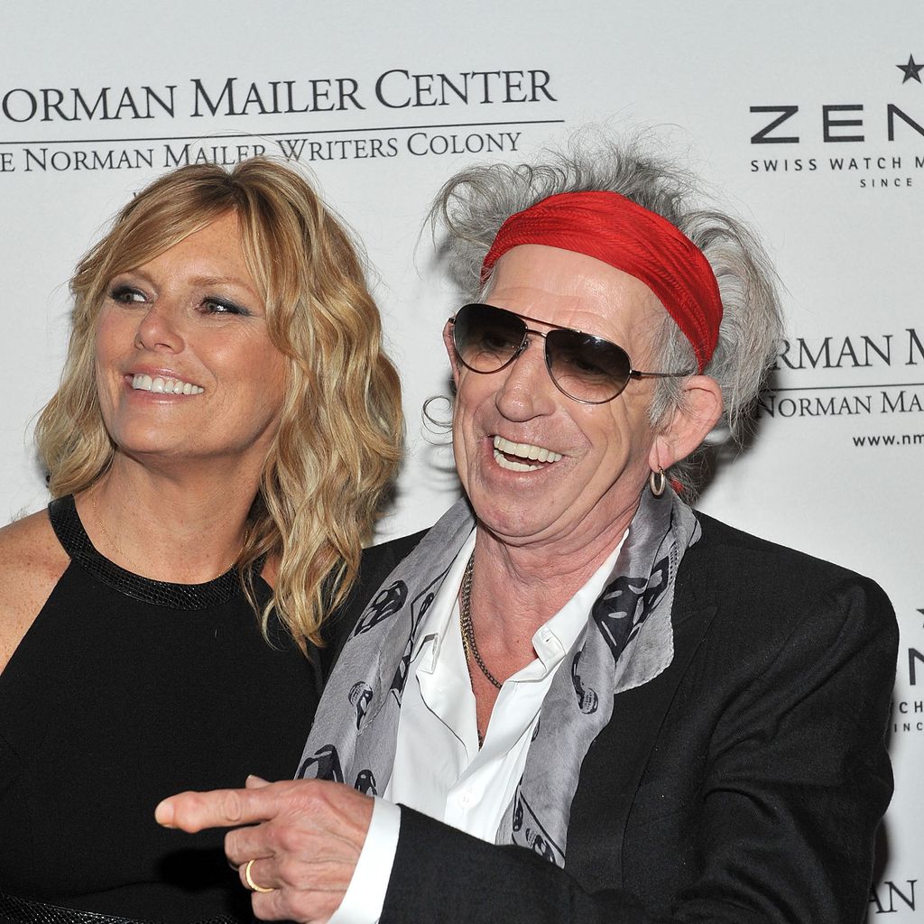 Patti Hansen und Keith Richards im November 2011