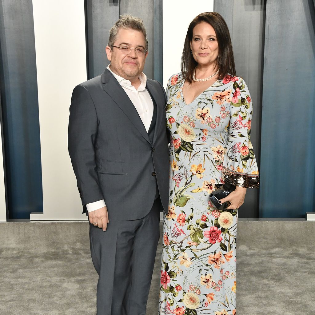 Patton Oswalt und Meredith Salenger auf der Vanity Fair Oscar Party, 2020