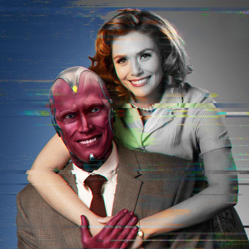 Paul Bettany und Elizabeth Olsen in "WandaVision"