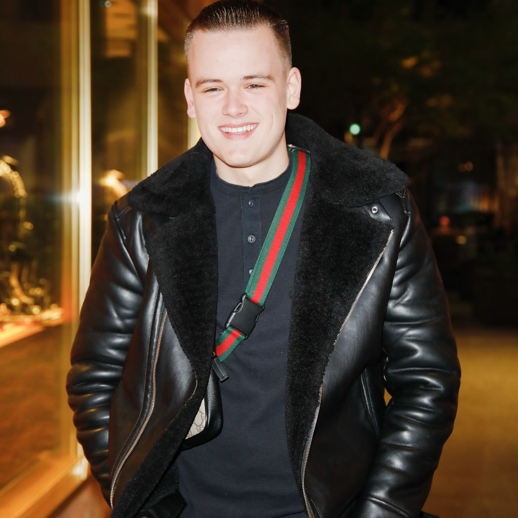 Paul Elvers auf Shirin Davids Geburtstagsparty in Berlin, April 2019