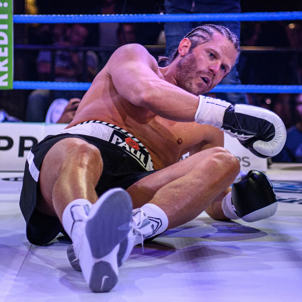 Paul Janke beim Promiboxen 2020