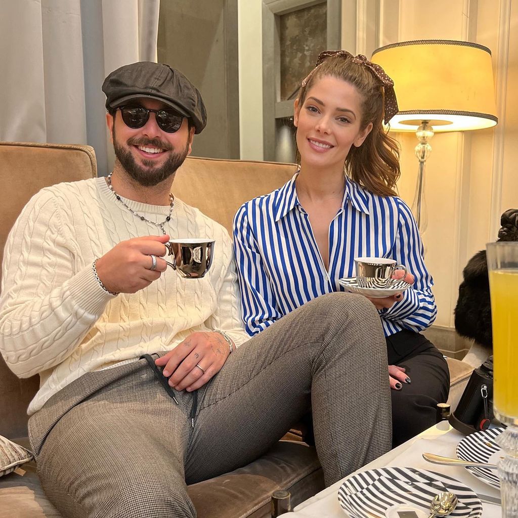 Paul Khoury und Ashley Greene im November 2021