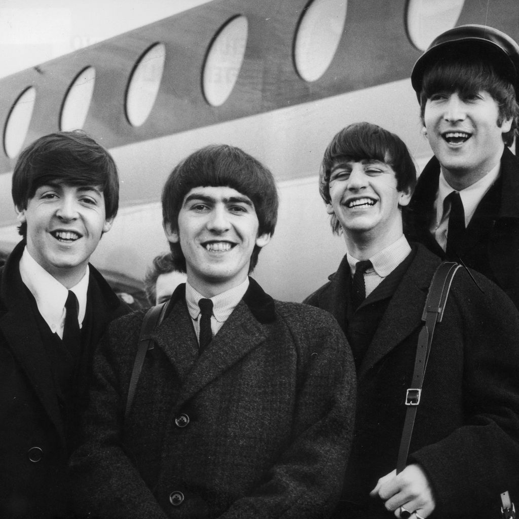 Paul McCartney, George Harrison, Ringo Starr und John Lennon, die Beatles