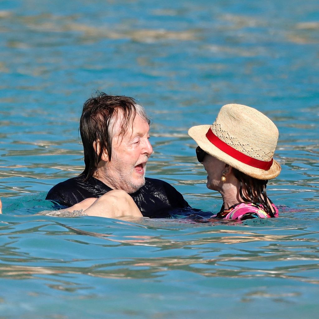 Paul McCartney und Nancy Shevel, März 2025