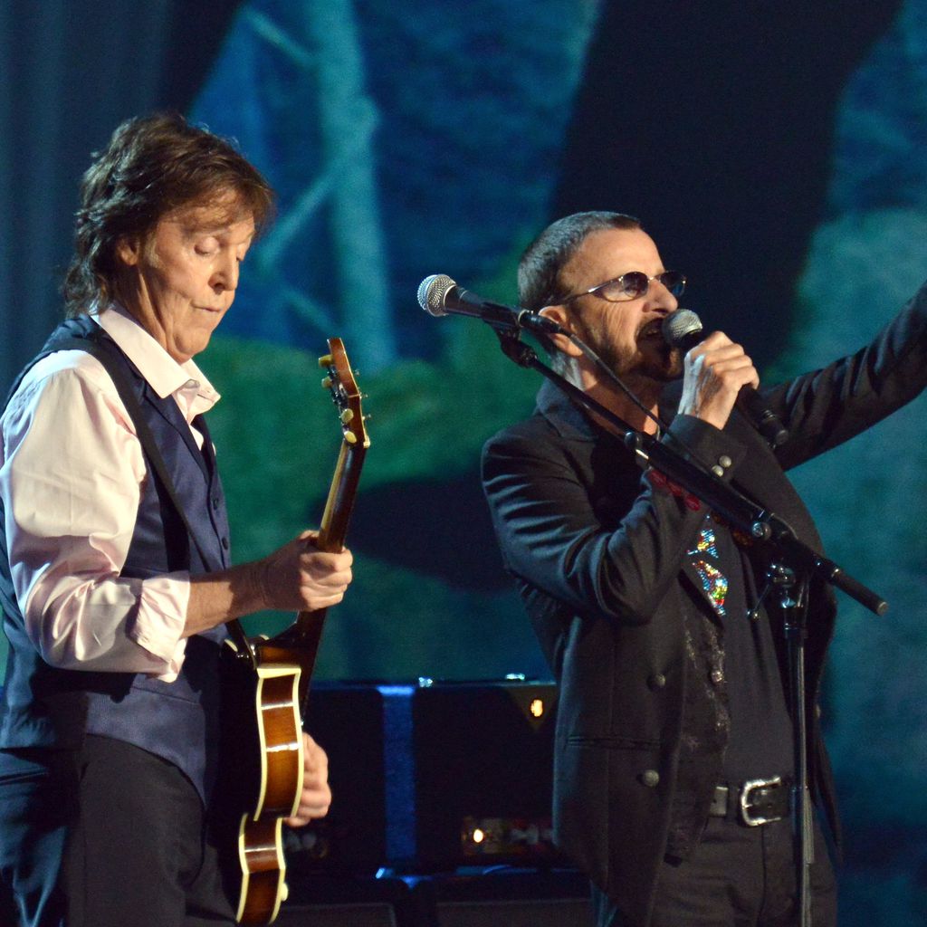 Paul McCartney und Ringo Starr in Los Angeles 2014
