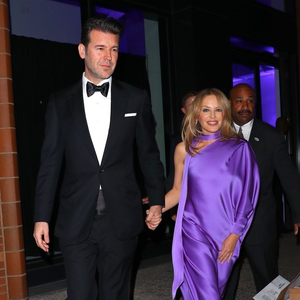 Paul Solomons und Kylie Minogue im Januar 2020