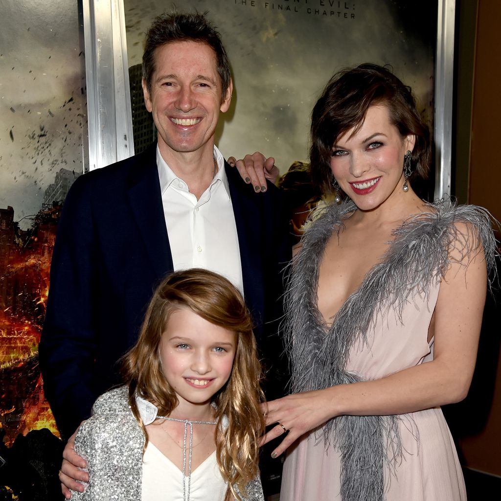Paul W.S. Anderson, Milla Jovovich und Tochter Ever Gabo Anderson