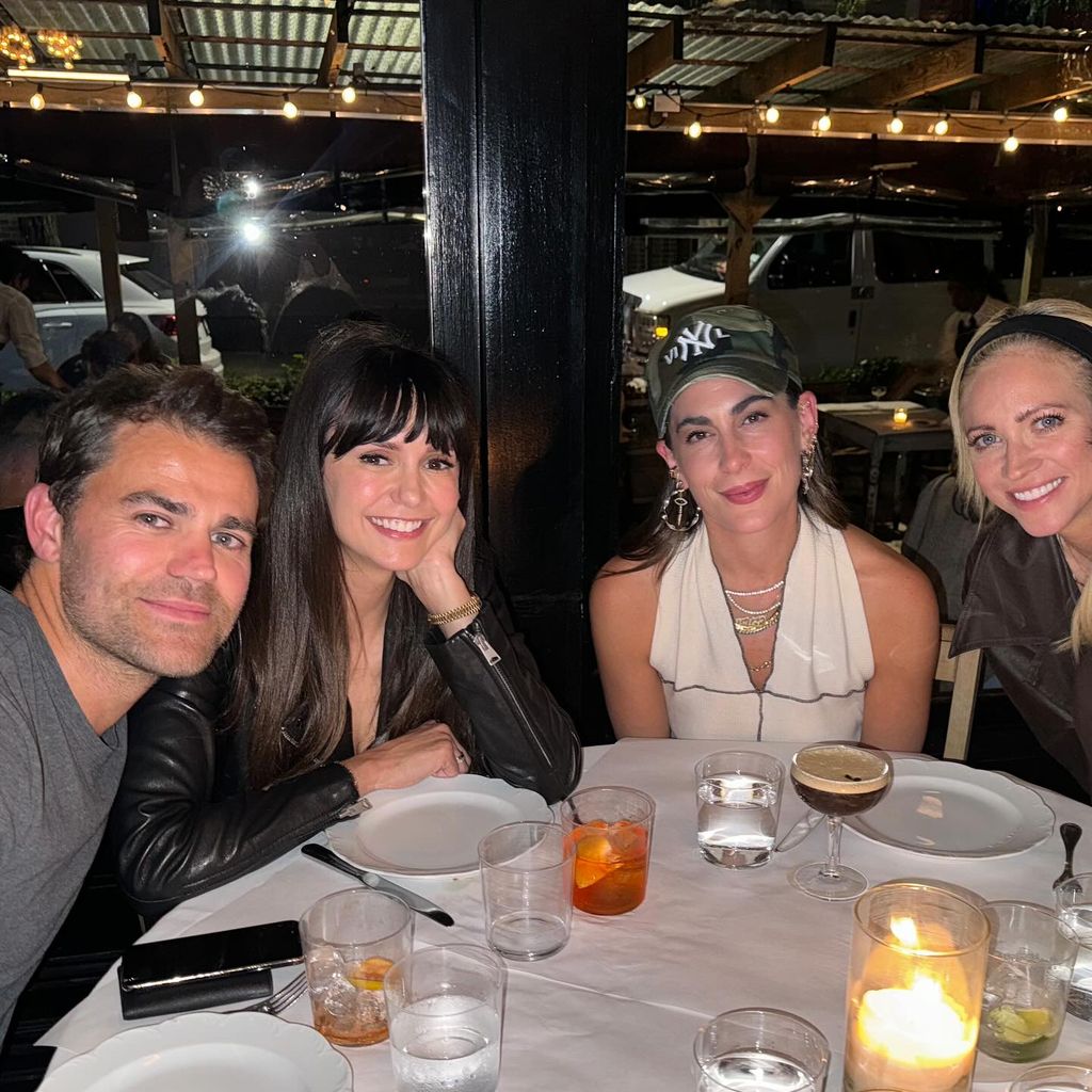 Paul Wesley, Nina Dobrev, Erica Barstein und Brittany Snow, Schauspieler