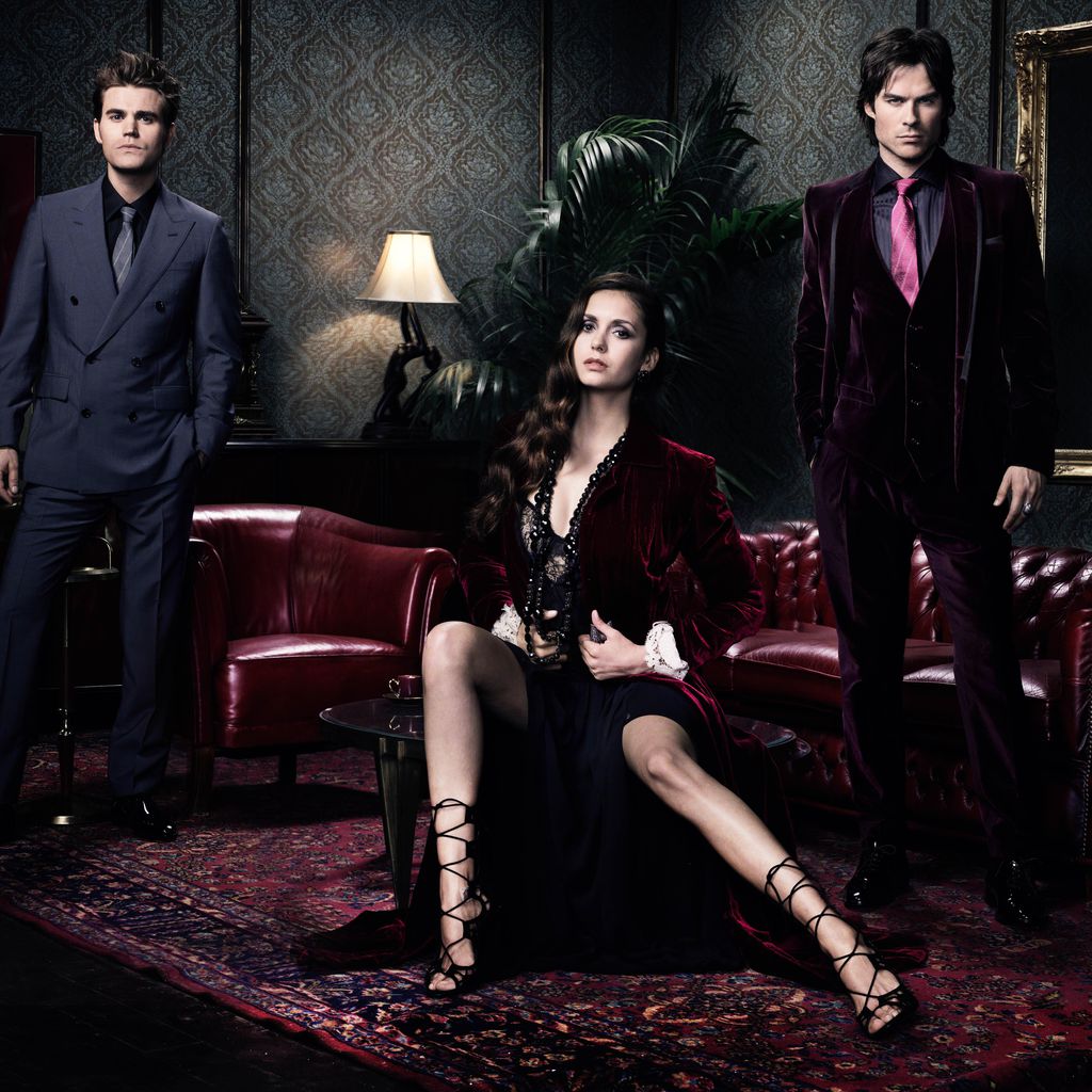 Paul Wesley, Nina Dobrev und Ian Somerhalder in ihren Rollen bei "The Vampire Diaries"