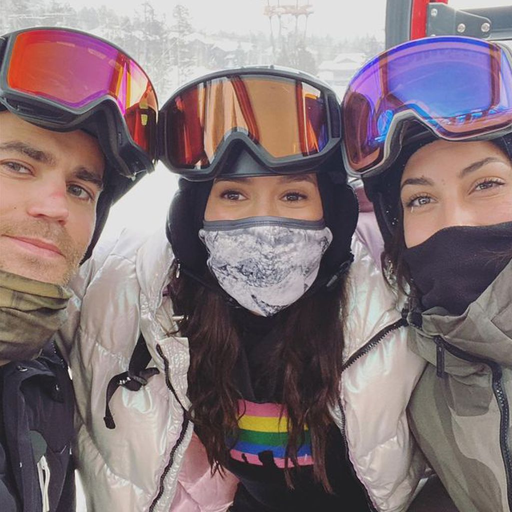 Paul Wesley, Nina Dobrev und Ines De Ramon
