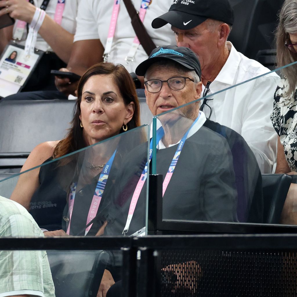 Paula Hurd und Bill Gates bei Olympia 2024