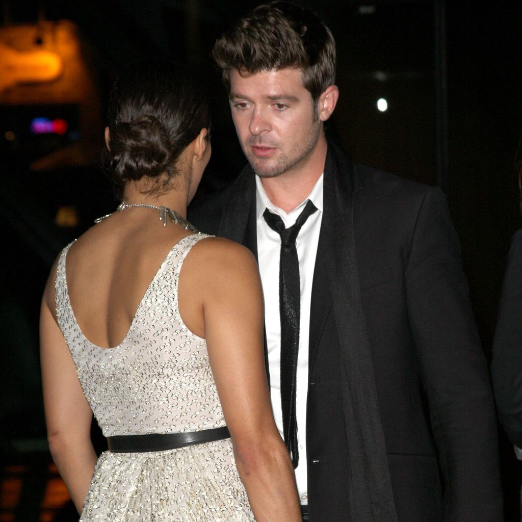 Paula Patton und Robin Thicke bei einer Veranstaltung 2009