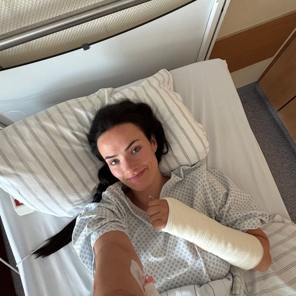 Paulina Ljubas im Krankenhaus
