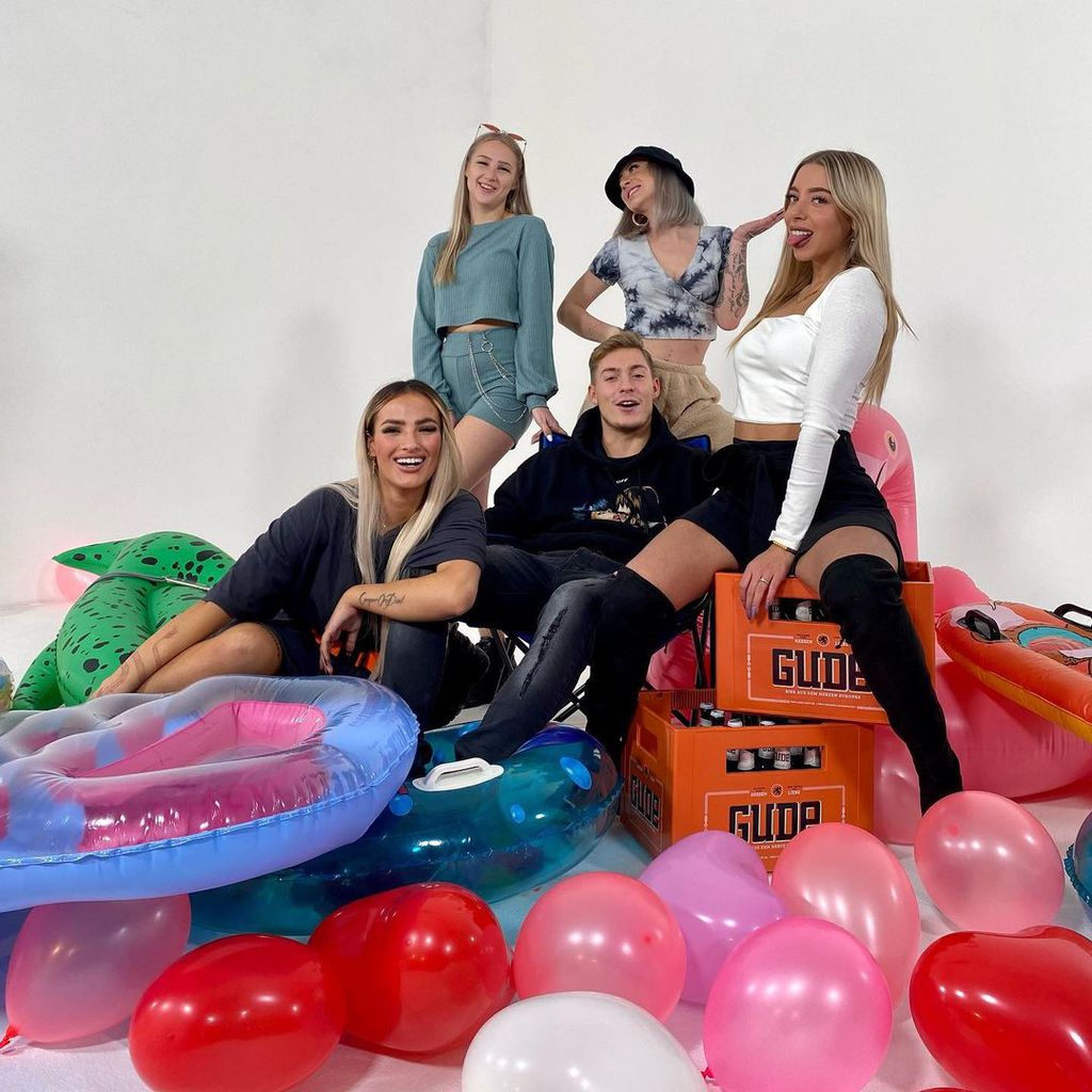 Paulina, Melanie, Henrik, Julia und Walentina