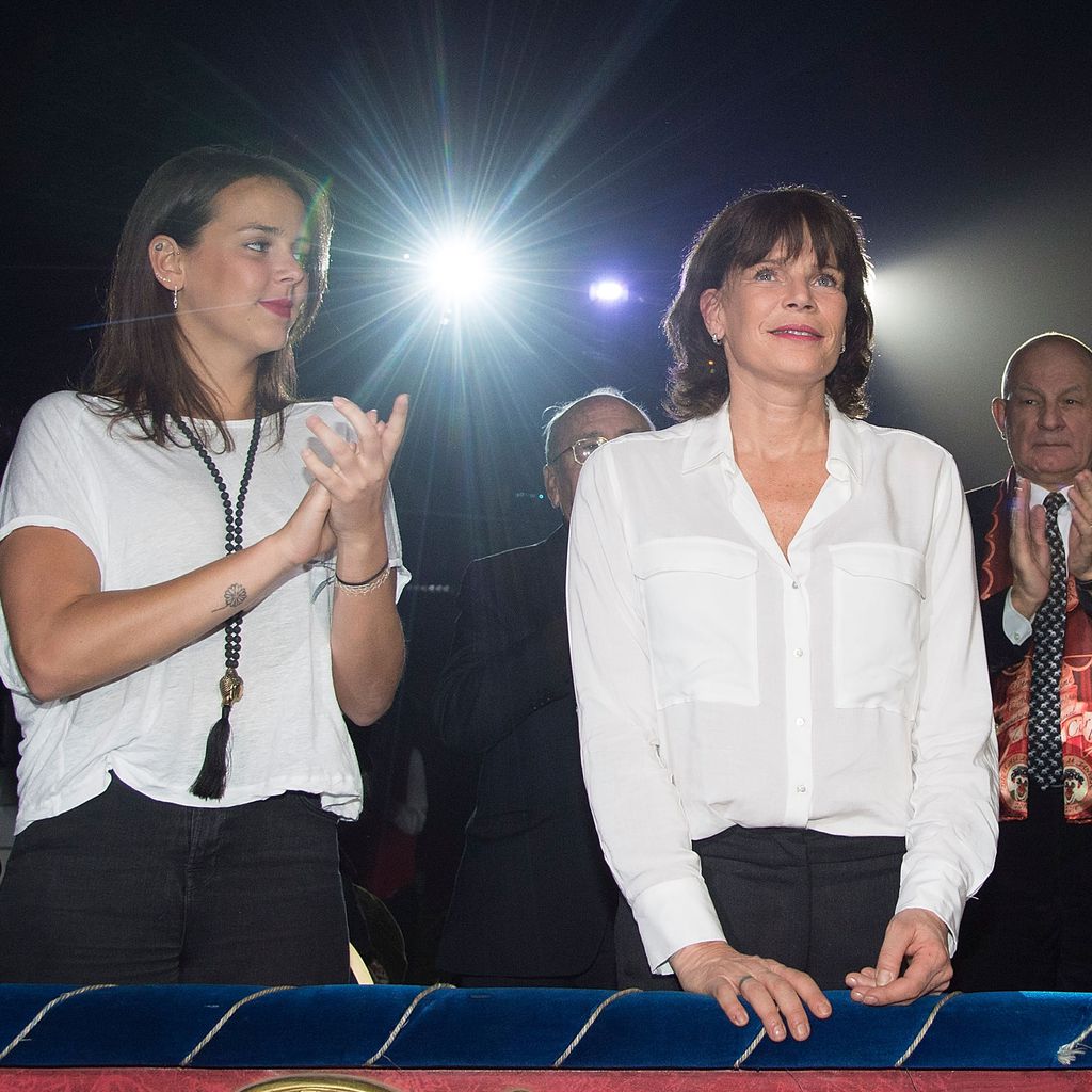 Pauline Ducruet mit ihrer Mutter Prinzessin Stephanie von Monaco in Monaco 2016
