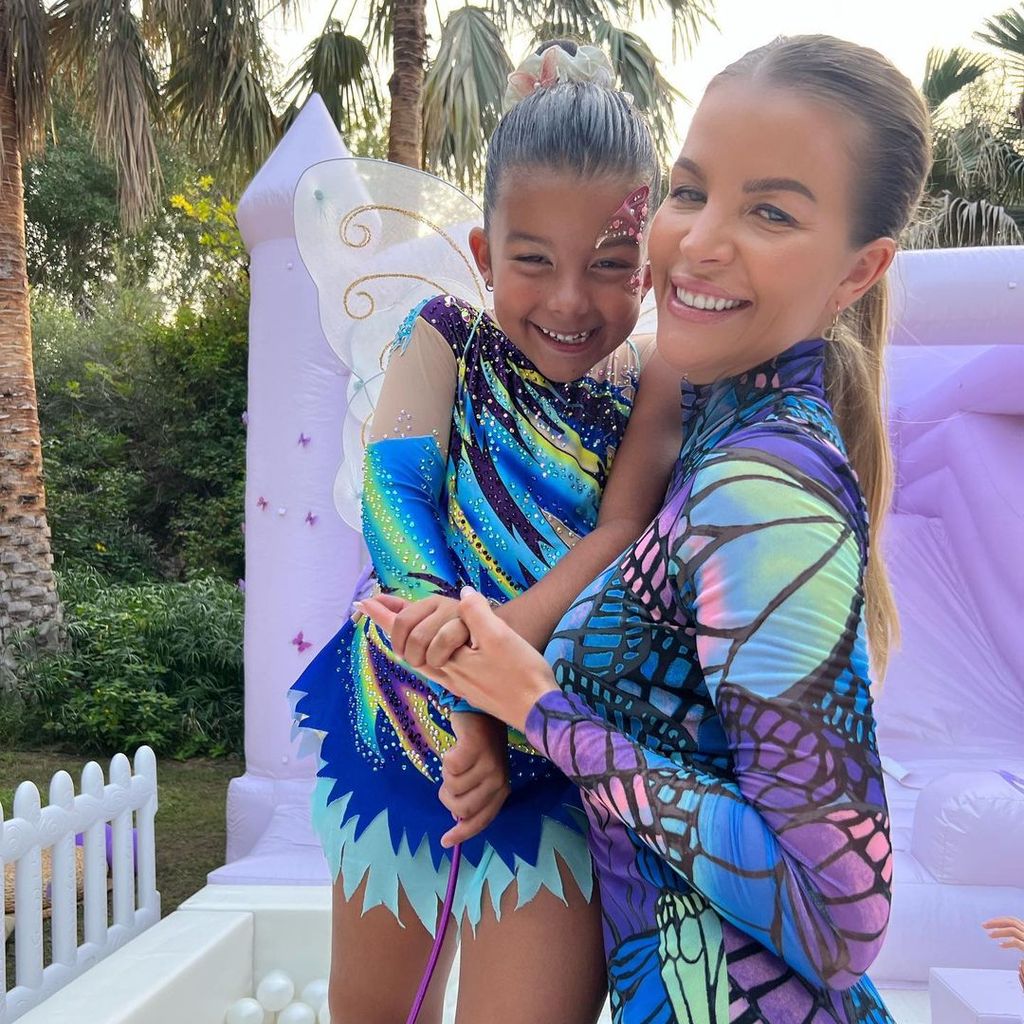 Payten und Ina Aogo an Paytens sechstem Geburtstag