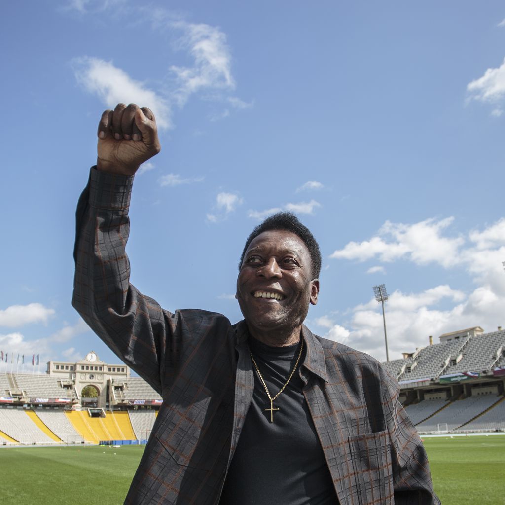 Pelé in Barcelona im September 2017