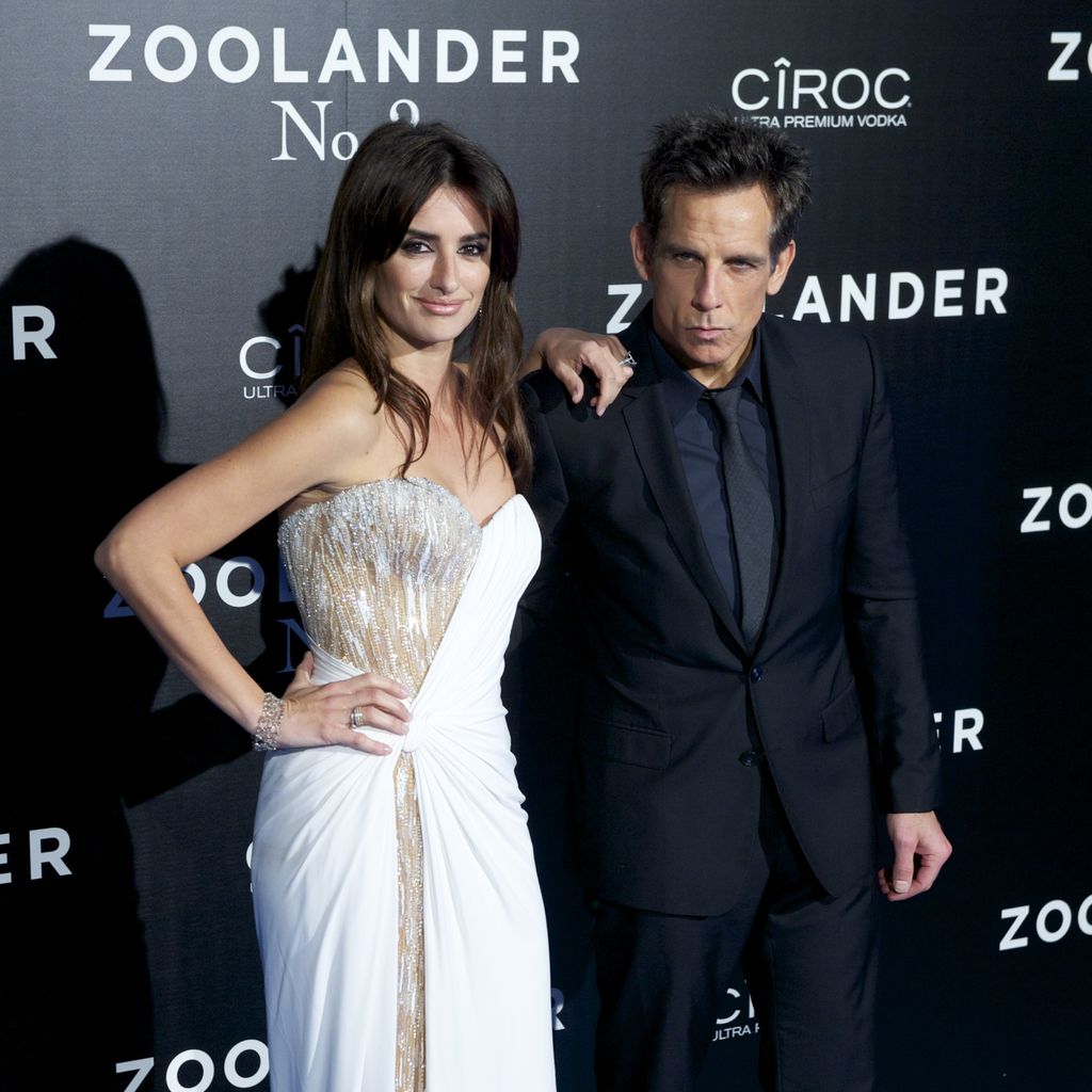 Penélope Cruz und Ben Stiller beim Fan-Screening von "Zoolander No. 2" im Capitol Theater in Madrid, 1. Februar 2016