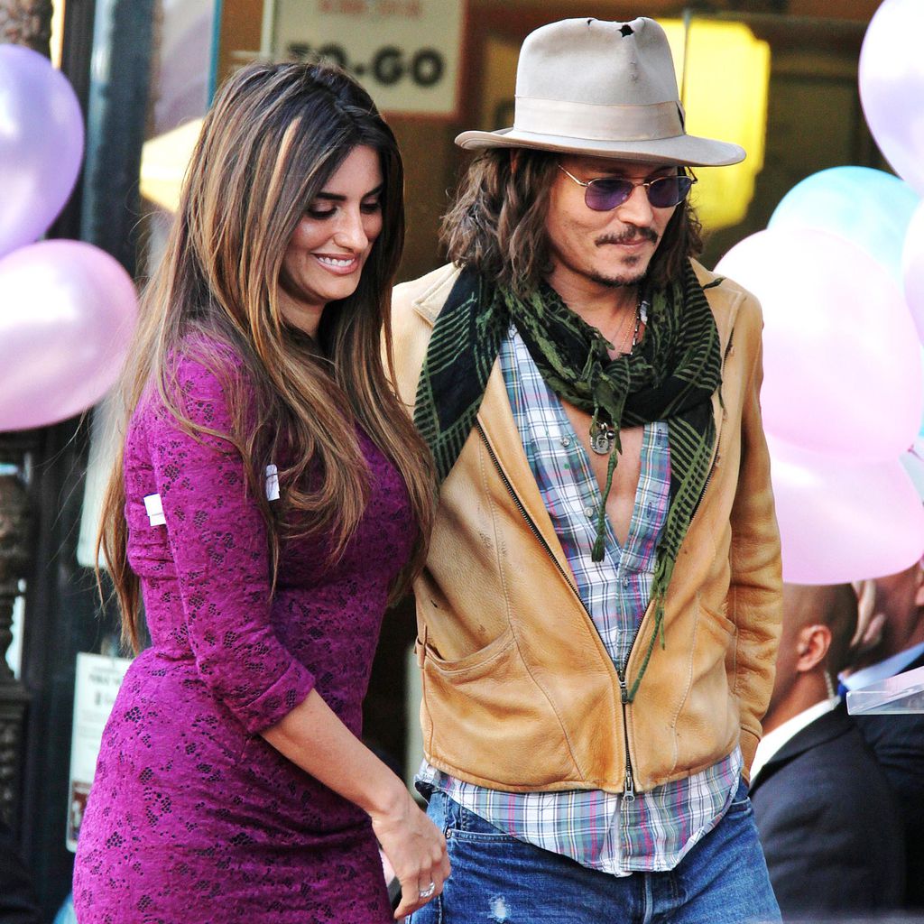 Penélope Cruz und Johnny Depp im April 2011