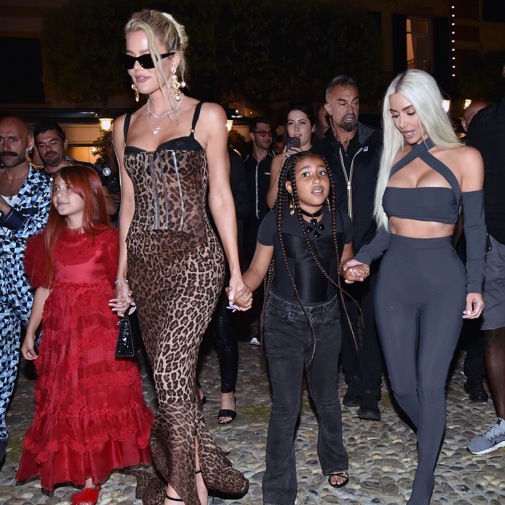 Penelope Disick, Khloé Kardashian, North West und Kim Kardashian