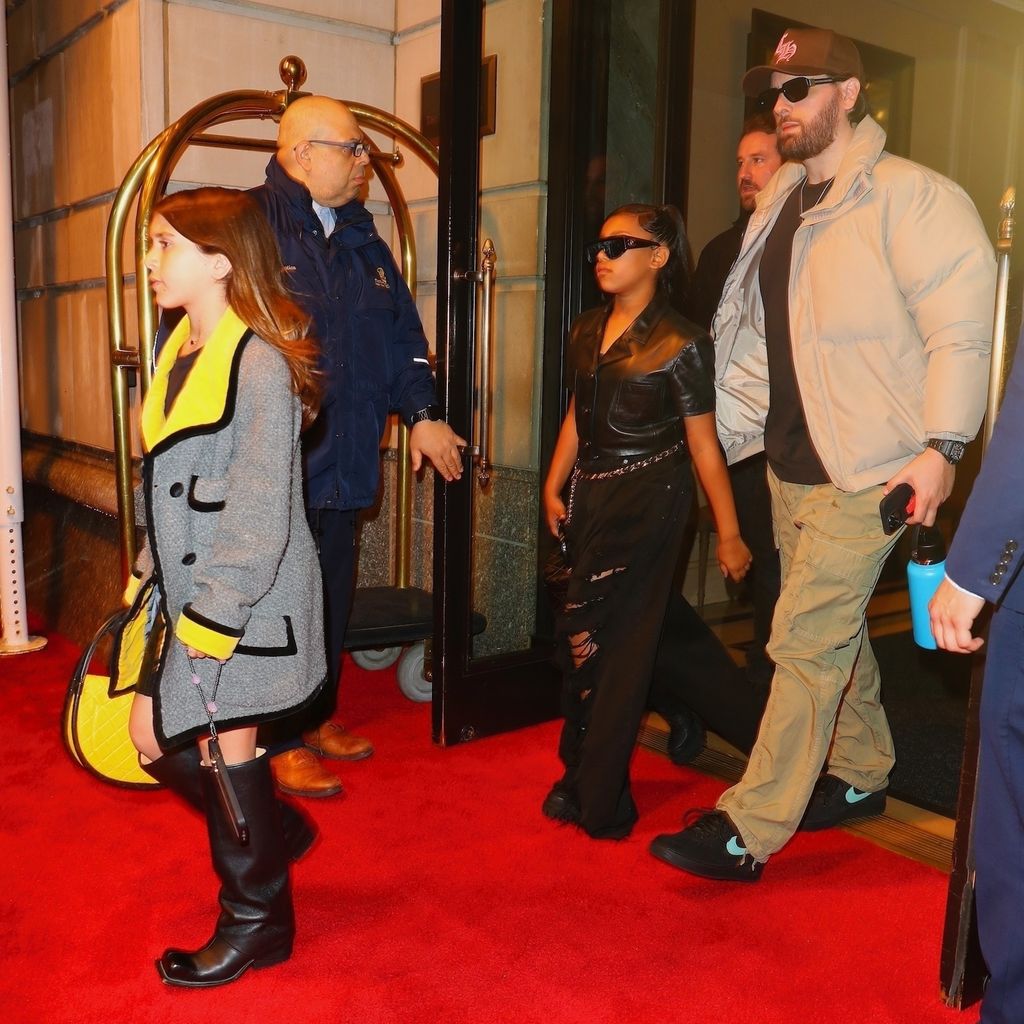 Penelope Disick, North West und Scott Disick in New York im April 2023