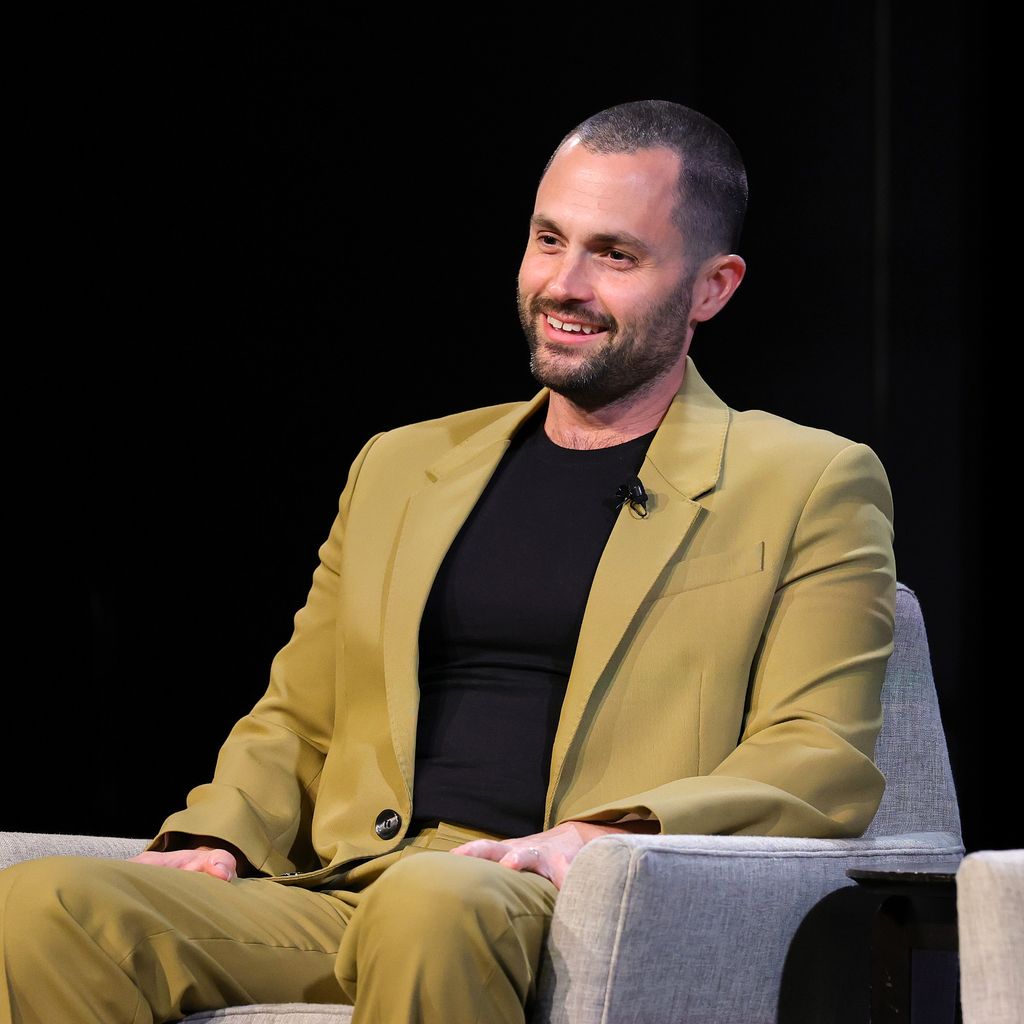 Penn Badgley in New York City, April 2025