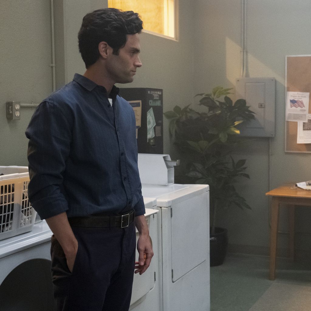 Penn Badgley und Jenna Ortega in "You"