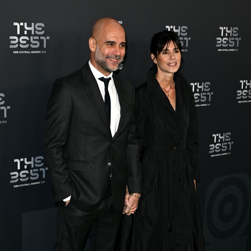 Pep Guardiola und Cristina Serra im Januar 2024