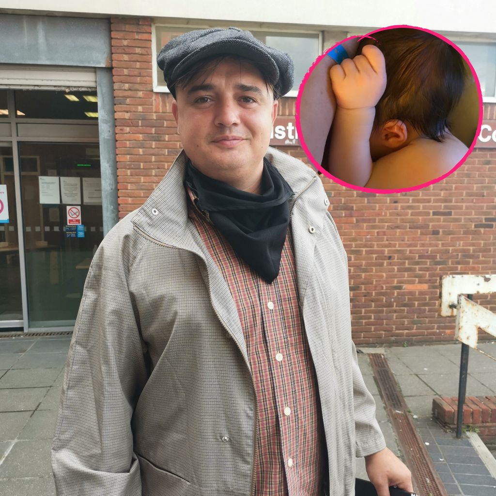 Pete Doherty und sein Baby, Collage