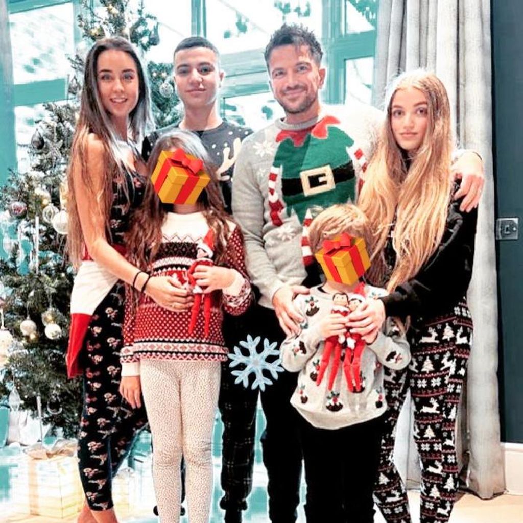 Peter Andre mit seiner Familie, Dezember 2022