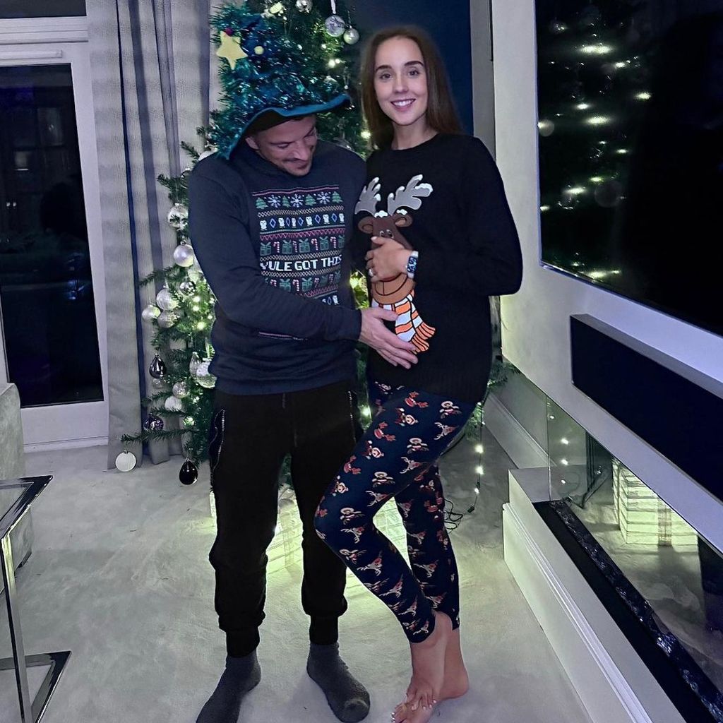 Peter Andre und seine Frau Emily im Dezember 2023