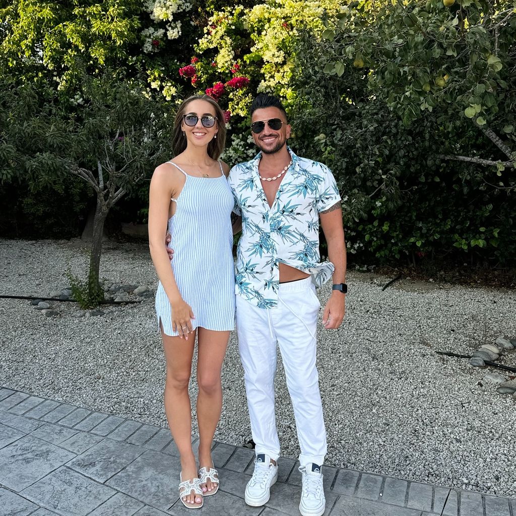 Peter Andre und Emily MacDonagh im August 2024