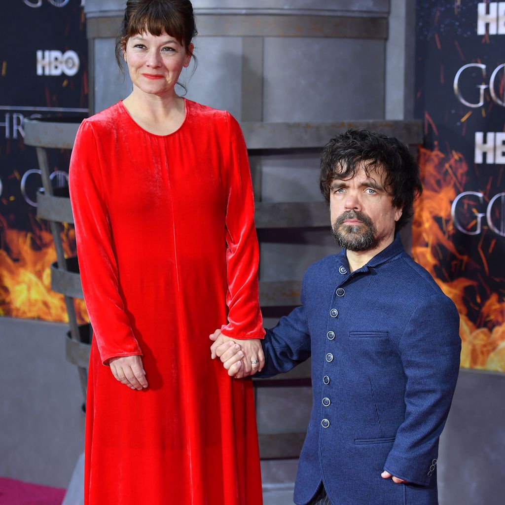 Peter Dinklage mit seiner Frau Erica Schmidt auf einer "Game of Thrones"-Premiere in New York