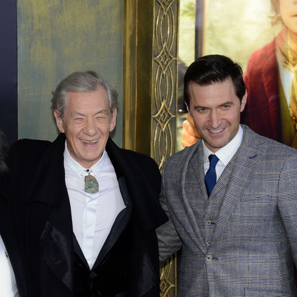 Peter Jackson, Ian McKellen und Richard Armitage, 2012