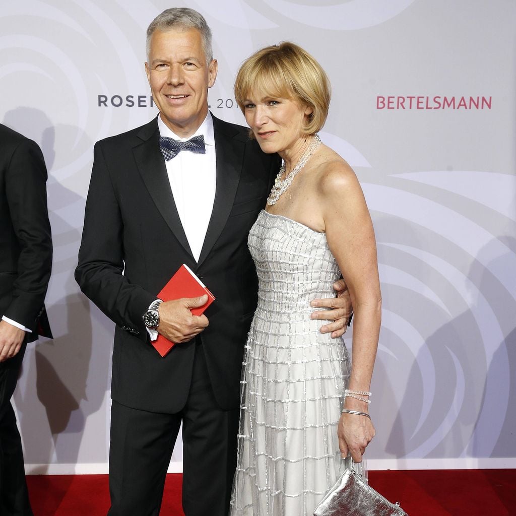 Peter Kloeppel und Ehefrau Carol beim Rosenball 2018 in Berlin