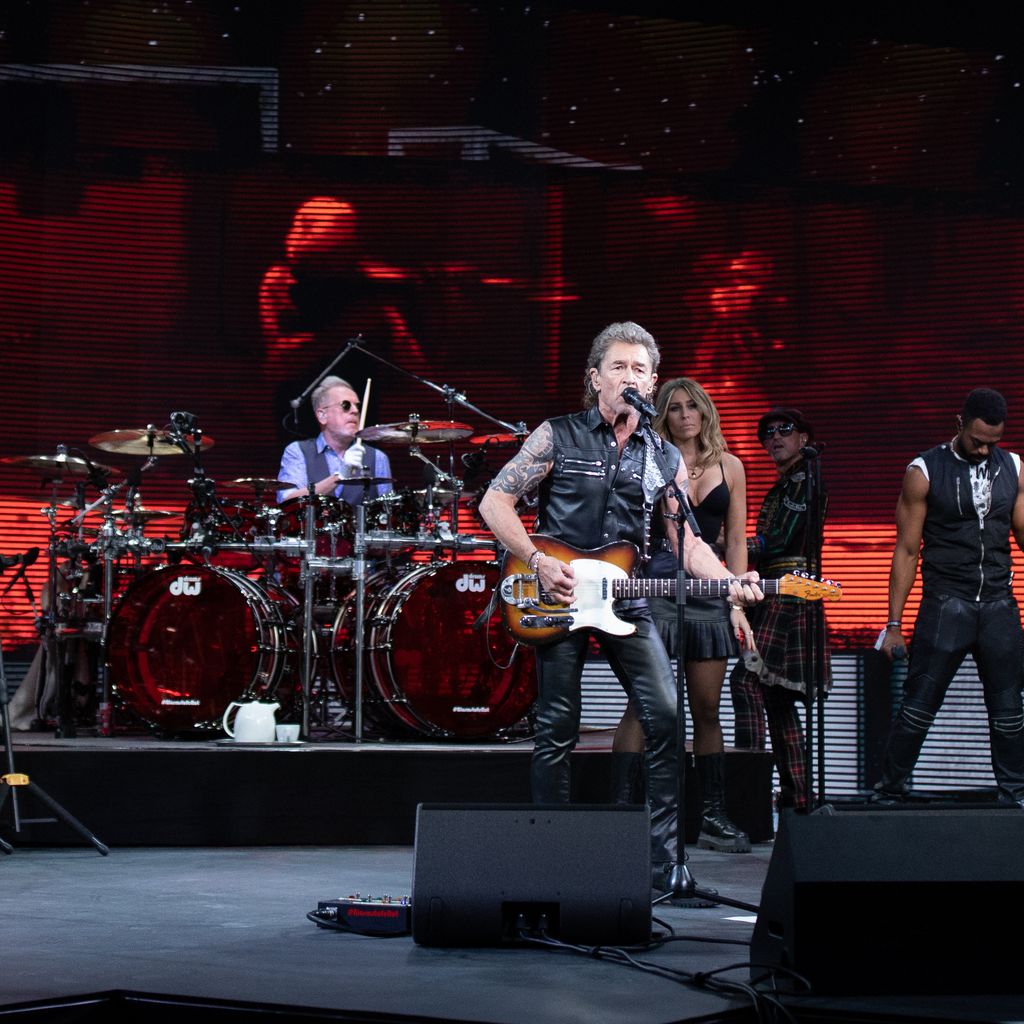 Peter Maffay und seine Band im Dezember 2020