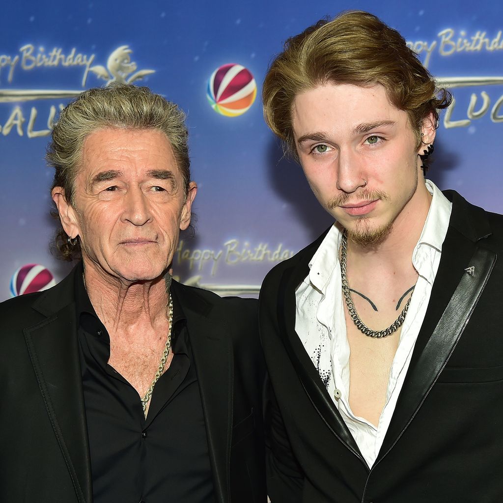 Peter Maffay mit seinem Sohn Yaris bei der "Happy Birthday Tabaluga"-Premiere