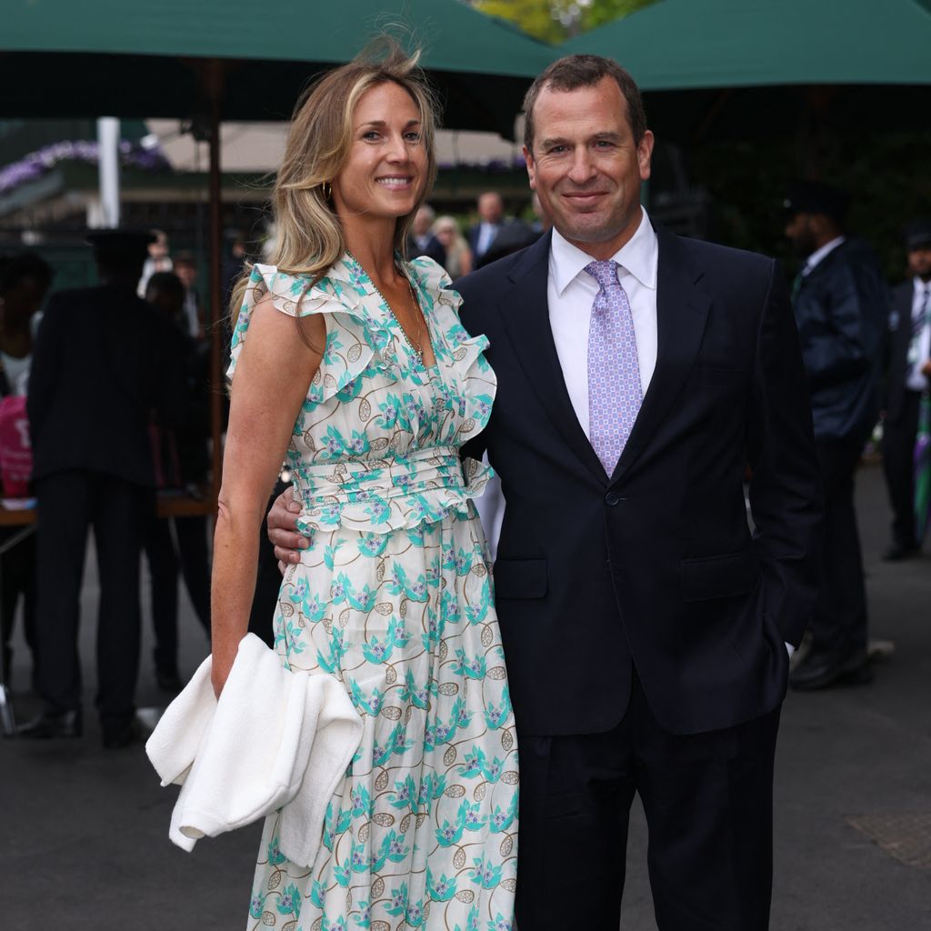Harriet Sperling und Peter Phillips in Wimbledon, Juli 2024