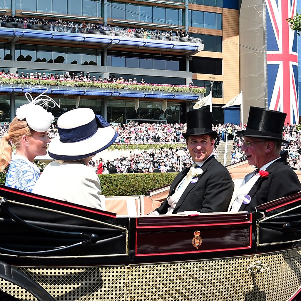 Peter Phillips, Autumn Phillips, Jane Fellowes und Robert Fellowes, 2017