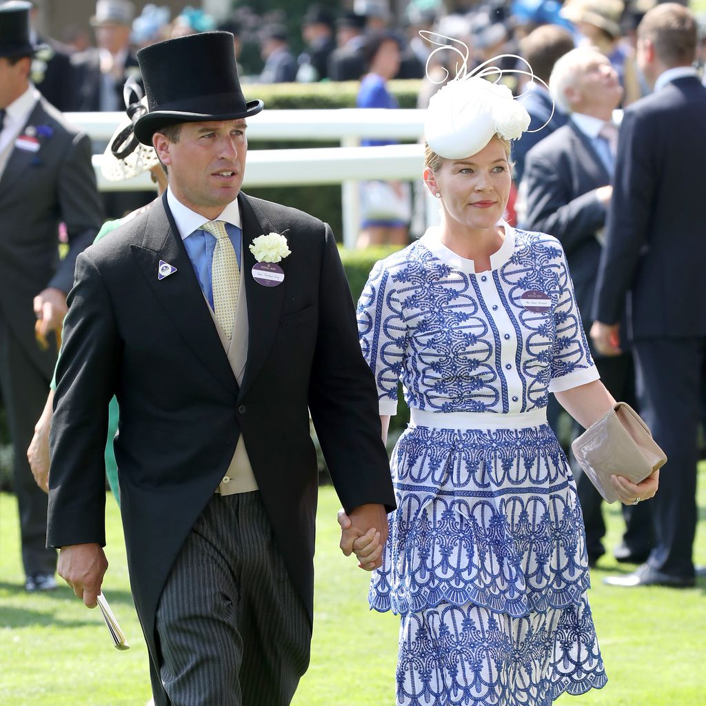 Peter und Autumn Phillips, 2017 in Ascot